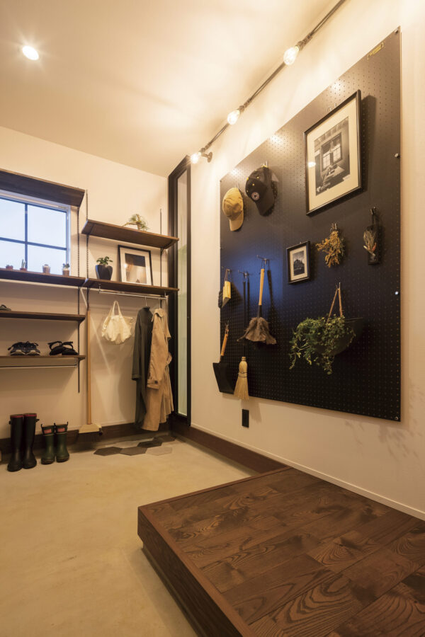 カントリーテイストスタイル M様邸 玄関ホール