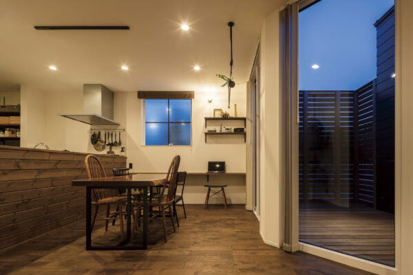 カントリーテイストスタイル M様邸 ダイニングキッチン